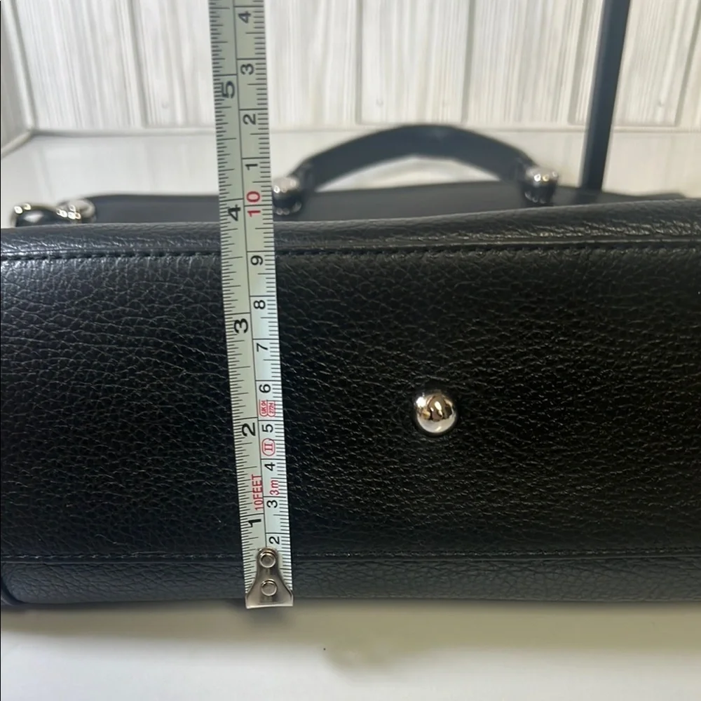 Furla Black Leather Satchel